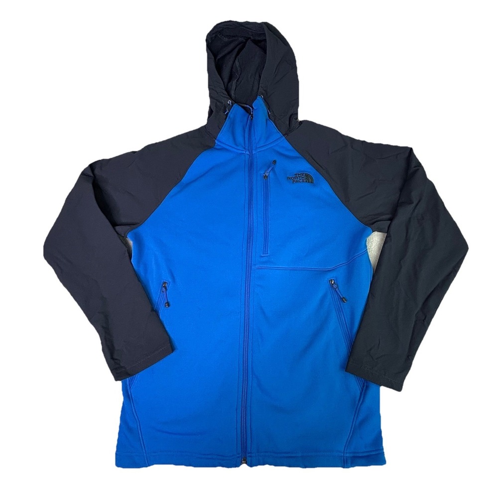 The North Face Men's Size Medium Canyonlands Hooded Full Zip Jacket Blue